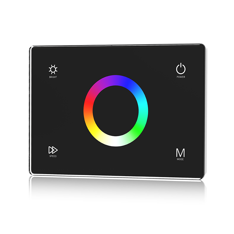 T4(IT) 3CH*4A 12-24VDC Constant Voltage RGBW LED Touch Wall Mounted Controller T4(IT) 3CH*4A 12-24VDC Constant Voltage RGBW LED Touch Wall Mounted Controller
